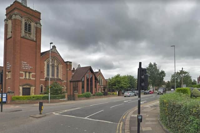 The incident took place in Park Avenue North, police today confirmed.