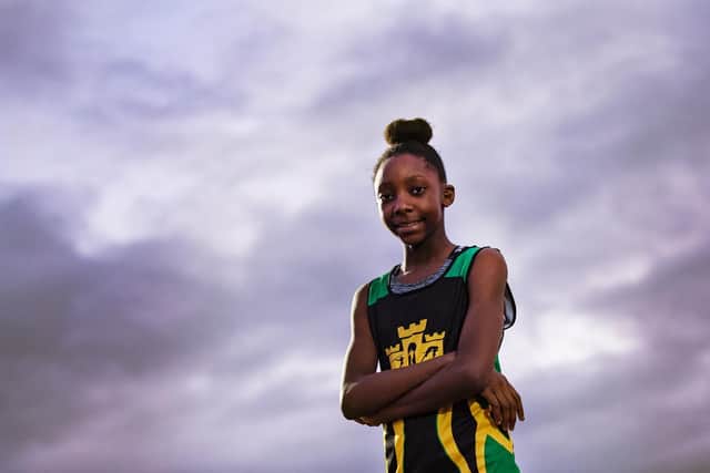 Savannah Morgan - officially the UK's fastest 11-year-old.