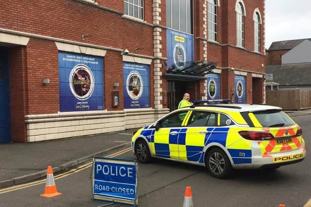 Commercial Street, Northampton, has been closed by police following a stabbing