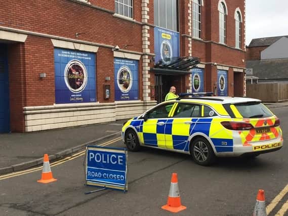 Commercial Street, Northampton, has been closed by police following a stabbing