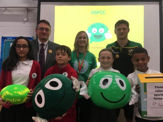 Fraser Dingwall is supporting a new NSPCC campaign aimed at encouraging children to spot signs of abuse.