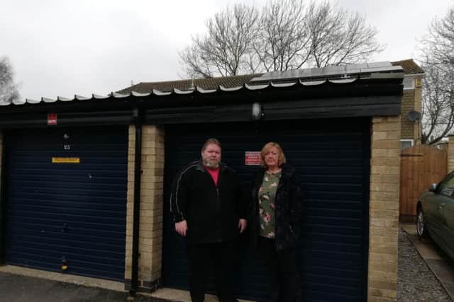 John Connolly and Ann Brooks' campaign to save the garages at Keswick Drive was not enough to convince councillors to refuse planning permission