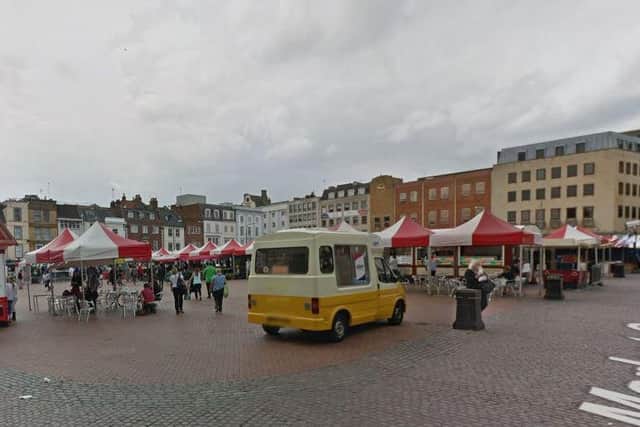 There were 16 reports of crime around the Market Walk shopping area