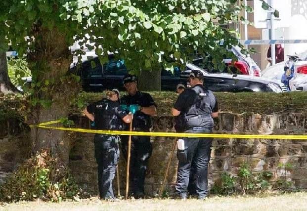 A young gay man was stabbed twice in a homophobic attack in St Katherine's Gardens in August 2018.