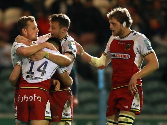 Saints celebrated at Welford Road on Friday night