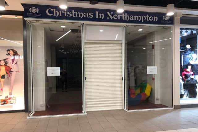 The unit on the top floor of the Grosvenor Centre has sat empty since Christmas