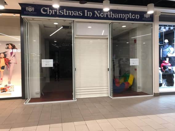 The unit on the top floor of the Grosvenor Centre has sat empty since Christmas