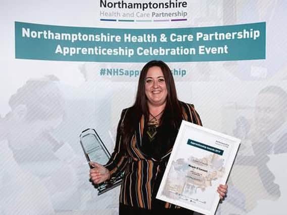 Megan O'Connell at St Andrew's Healthcare took home the overall Apprentice of the Year.