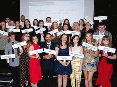 The 26 winners from Northamptonshire's healthcare apprenticeship awards.