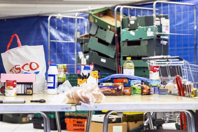 Food donations at one of the services warehouse has depleted since Christmas as need has risen.