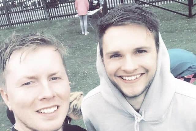 Billy pictured with Bradley, who was affectionately nicknamed 'Bradders' among his pals.