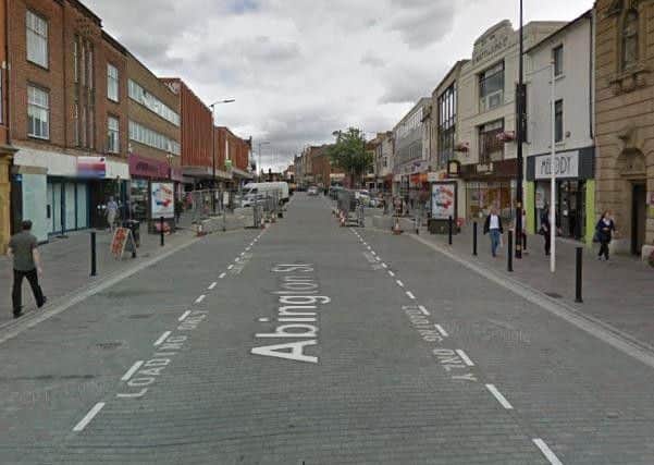 There was one report of possession of weapons on or near Abington Street