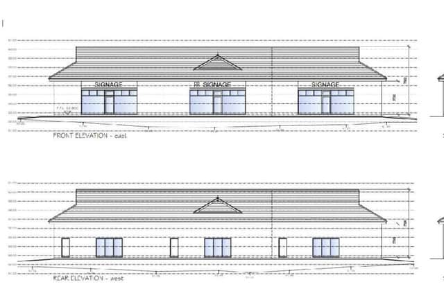 An artist's impression of the proposed building, off The Causeway in Great Billing