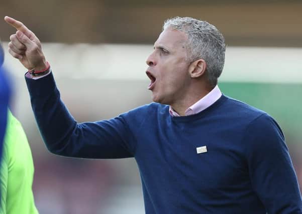 No more Mr Nice Guy: Cobblers boss Keith Curle. Picture: Pete Norton/Getty Images