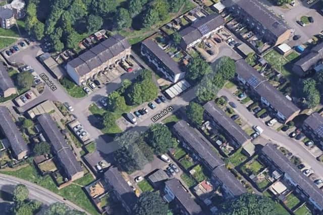 All three emergency services were called to Ellfield Court in Lings last night (Sunday)