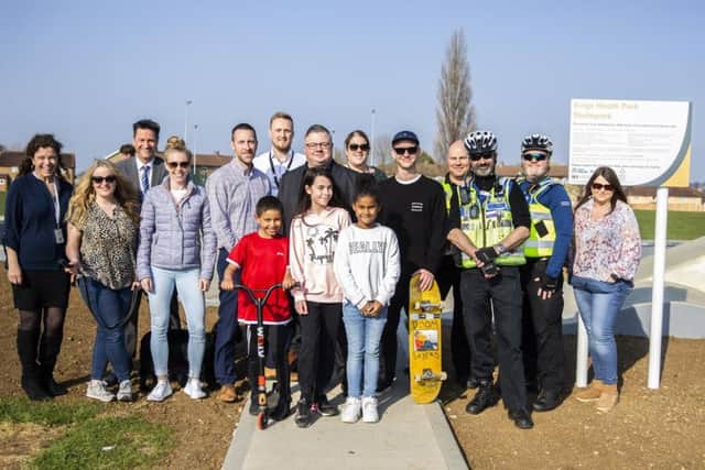 The official opening was on Friday afternoon and was attended by local families, community police officers and councillors.