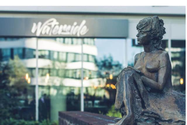 The new Waterside Campus is the centre of a photo exhibition by the university's students.