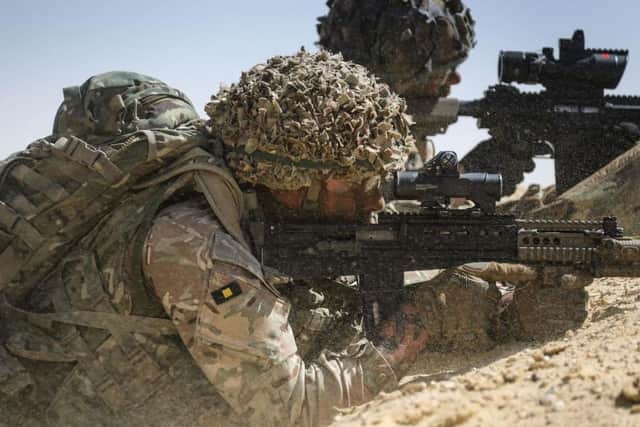 The 'Poachers' took part in the assignment that involved more than 150 British military personnel.