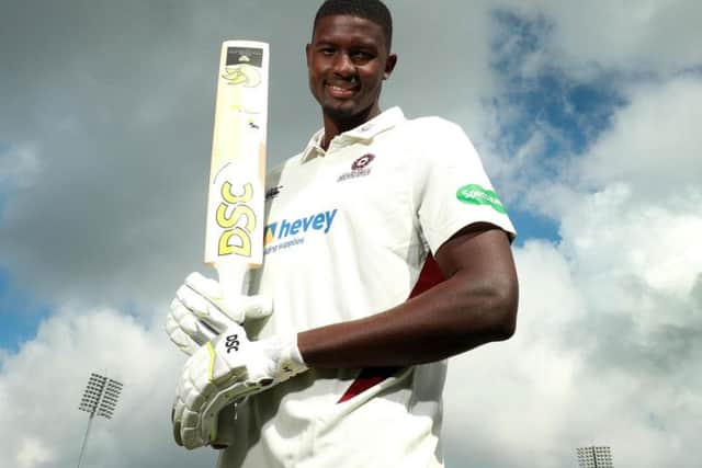 Jason Holder spoke to the media in Northampton on Wednesday