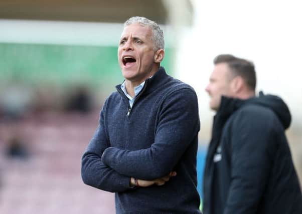 Keith Curle's style of play has been criticised by some fans this season. Picture: Pete Norton
