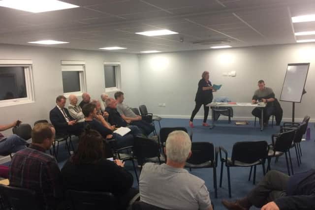 A residents' meeting was held to share frustrations about private management company Chamonix.