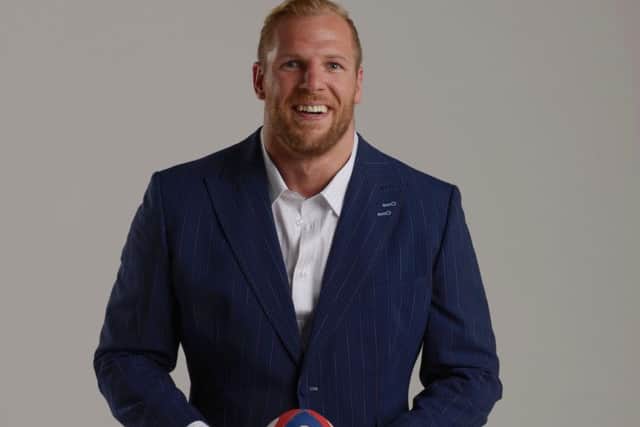 James Haskell will be signing copies of his new fitness book today at WHSmith.