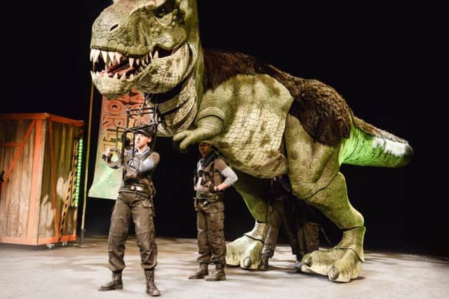 Tybalt the T-Rex will be prowling the Grosvenor Centre tomorrow lunchtime.