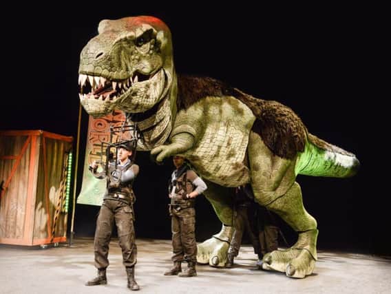 Tybalt the T-Rex will be prowling the Grosvenor Centre tomorrow lunchtime.