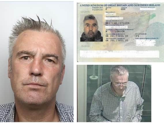 Julian Mabbutt used fake passports and drivers licences to steal money from other people's accounts.
