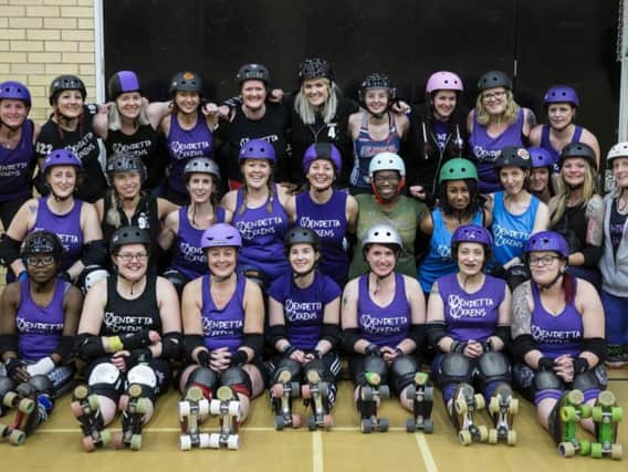 The Vendetta Vixens roller derby team are looking for new recruits (Picture: Kirsty Edmonds)