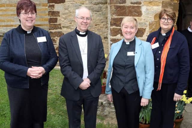 The Archbishop of Canterbury visited Grendon this week