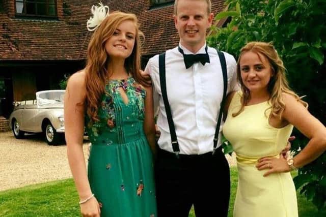 Rosie, Eric and sister Katie