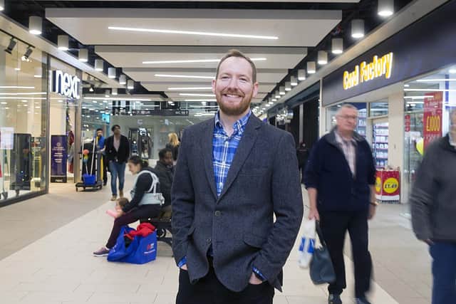 Centre manager James Robert wants to create an 'experience led shopping centre'.