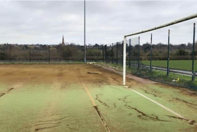The all-weather pitch off Nene Way, Kings Heath