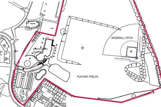 Dozens of residents have written to throw out the plan for two new dugouts on St Crispin's baseball field.