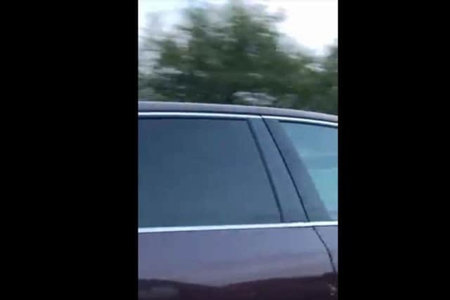 The car was spotted travelling north on the M1, near junction 15