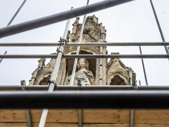 Conservationists have been calling on the borough council to repair the cross for almost three years.