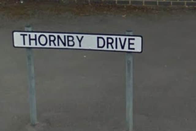 Two houses in Thornby Drive were burgled with hours of each other.