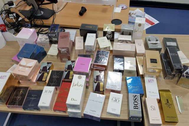 Some of the seized goods