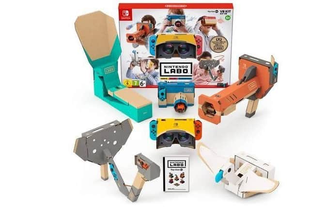 The new Nintendo Labo VR kit