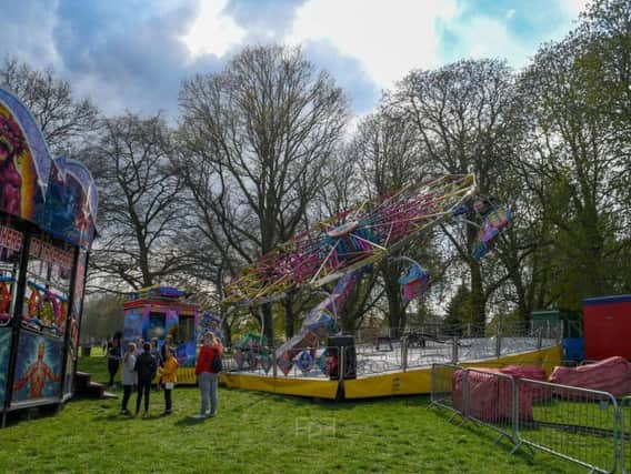 Frank's Fun Fair at Abington Park will be making the most of the good weather this Easter