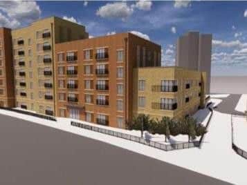 Proposed view along Horse Market towards Castle Street. Picture credit: Architects Baily Garner.