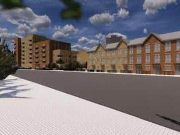 Proposed view along Horse Market. Picture credit: Architects Baily Garner.