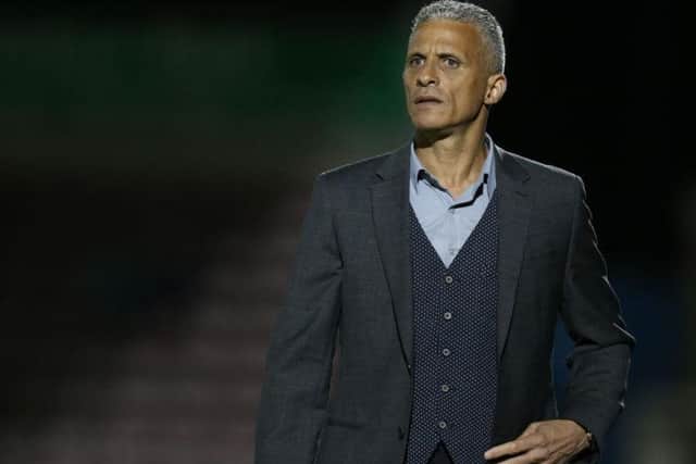 Keith Curle's first game in charge of the Cobblers was against Bury in October