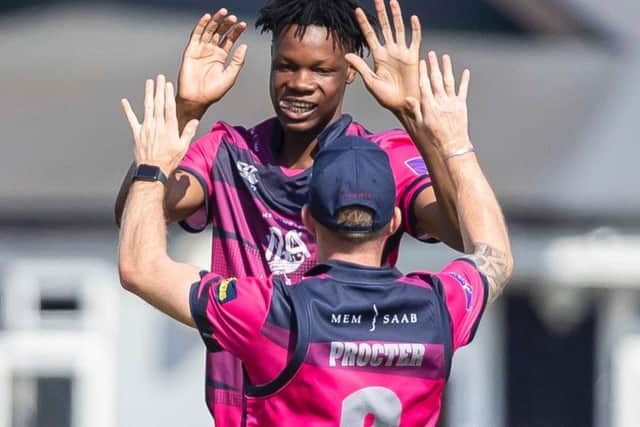Blessing Muzarabani was in the wickets