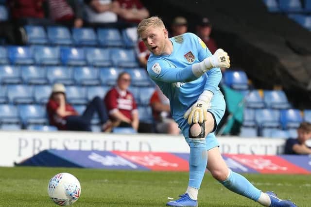 Bury's accurate finishing left him grasping at thin air on three occasions. Pulled off a good stop from Maynard but his defenders blocked everything else... 6