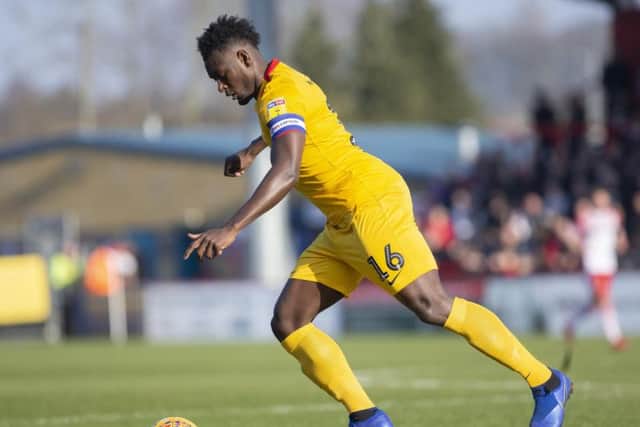 Another one to put his body on the line when keeping out Mayor's goalbound effort. Generally marshalled the defence well as Cobblers limited a dangerous Bury attack to few clear chances... 7 CHRON STAR MAN