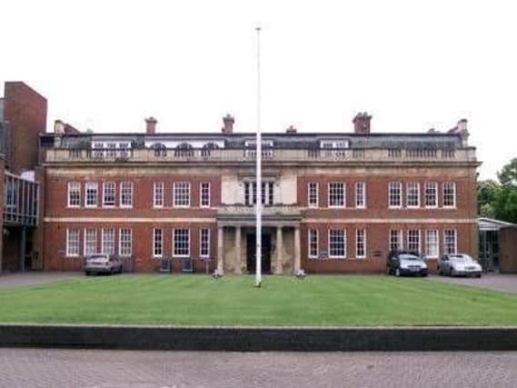 The disciplinary hearing was held at Northamptonshire Police's headquarters, at Wootton Hall.