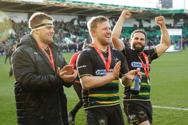 Reinach helped Saints to win the Premiership Rugby Cup this season