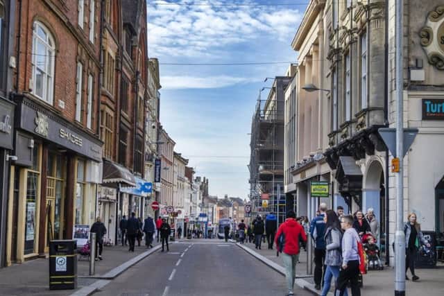 A man was attacked by a group of three in Gold Street during the afternoon in March.